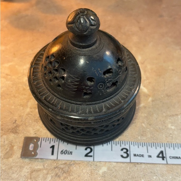 Vintage mystic passage soapstone carved Incense burner box Castlecore - Picture 8 of 9